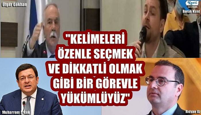 'Kelimeleri özenle seçmek ve dikkatli olmak gibi bir görevle yükümlüyüz'