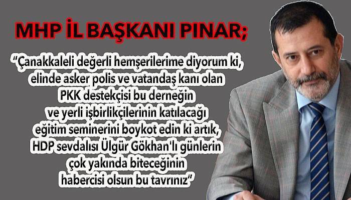 MHP'li Hakan Pınar, Ülgür Gökhan'a yüklendi!