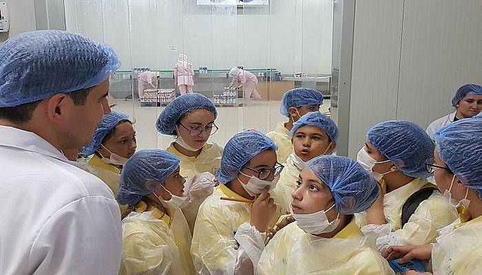 Genç Çiftçilere süt ürünleri tecrübesi