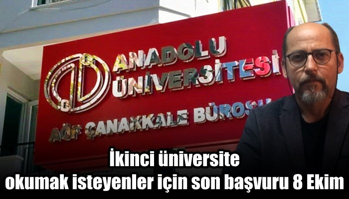 İkinci üniversite okumak isteyenler için son başvuru 8 Ekim