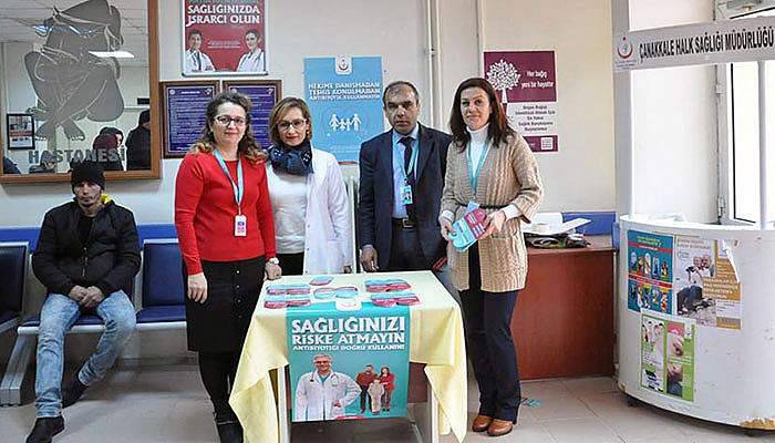 Doğru antibiyotik kullanımı hakkında bilgilendirdiler