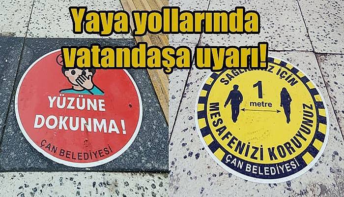 Yaya yollarında vatandaşa uyarı!