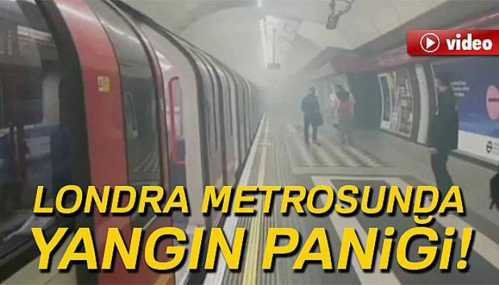 Londra’da metro istasyonunda yangın