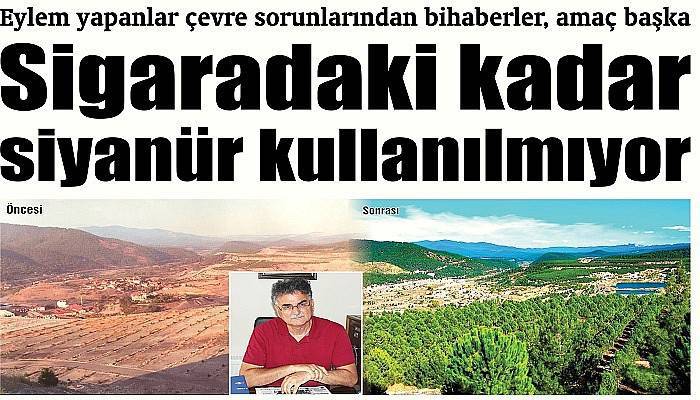 Sigara kadar siyanür kullanılmıyor