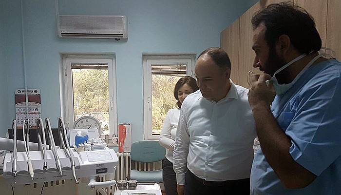 Yeşildağ’dan, Gökçeada Devlet Hastanesi’ne Ziyaret