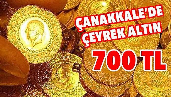 Çeyrek altın 700 TL oldu!