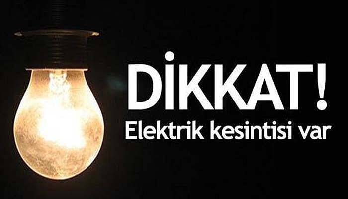 Çanakkale'de elektrik kesintisi