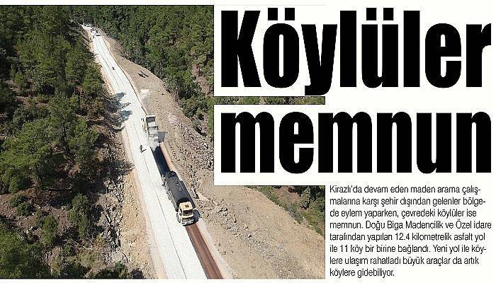 Köylüler memnun