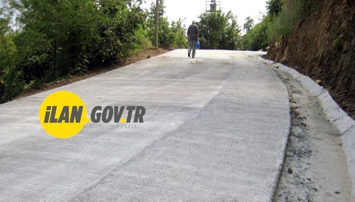 BETON YOL YAPTIRILACAK