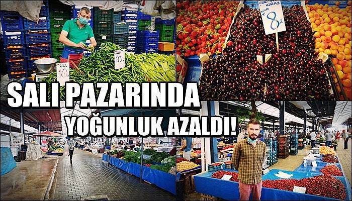 Salı pazarında yoğunluk azaldı!