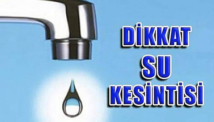 Çanakkale'de su kesintisi