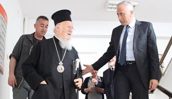 Bartholomeos’tan Başkan Çetin’e tebrik ziyareti