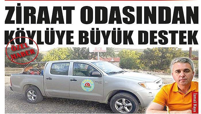 Ziraat Odasından örnek uygulama