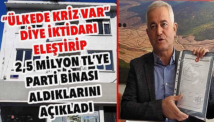 CHP 2,5 milyon TL’ye bina satın aldı! (VİDEO)