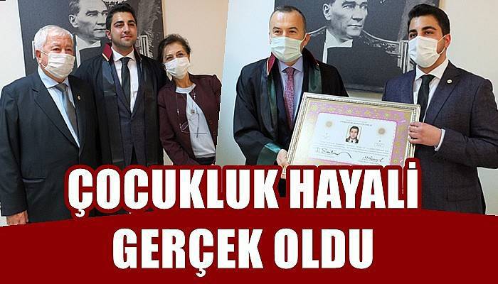 Çocukluk hayali gerçek oldu (VİDEO)