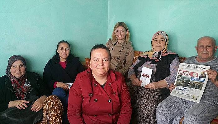 Umurbeyli kadınlardan referandum çalışması