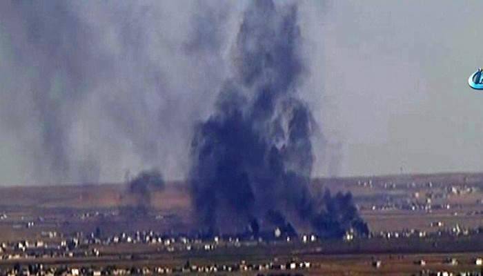 DAEŞ’in bomba yüklü aracı vuruldu