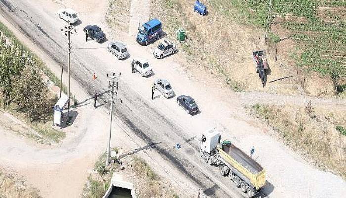 Jandarma, Helikopter İle Havadan Trafik Denetimi Yaptı