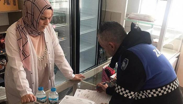 Biga Zabıtası’ndan Kantin ve Marketlerde Denetim