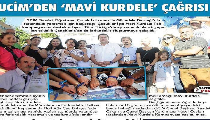 UCİM’den ‘mavi kurdele’ çağrısı