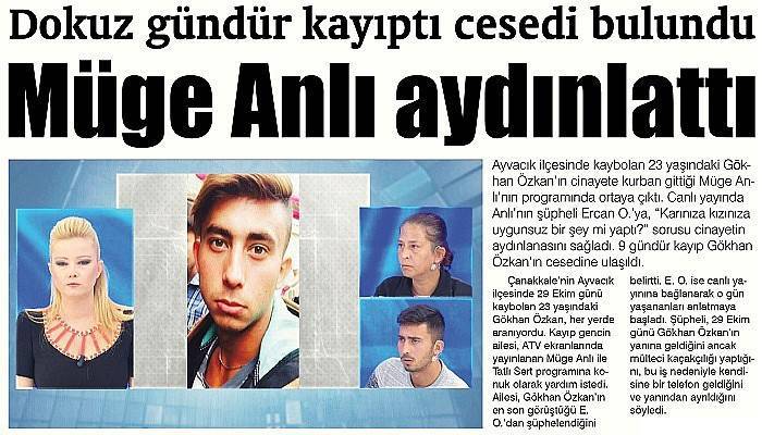 Dokuz gündür kayıptı cesedi bulundu Müge Anlı aydınlattı