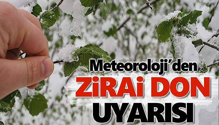Zirai don uyarısı