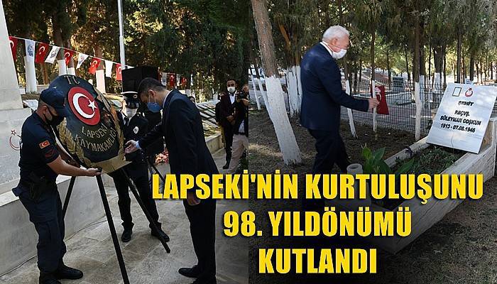 Lâpseki’nin kurtuluşunun 98.yıldönümü kutlandı
