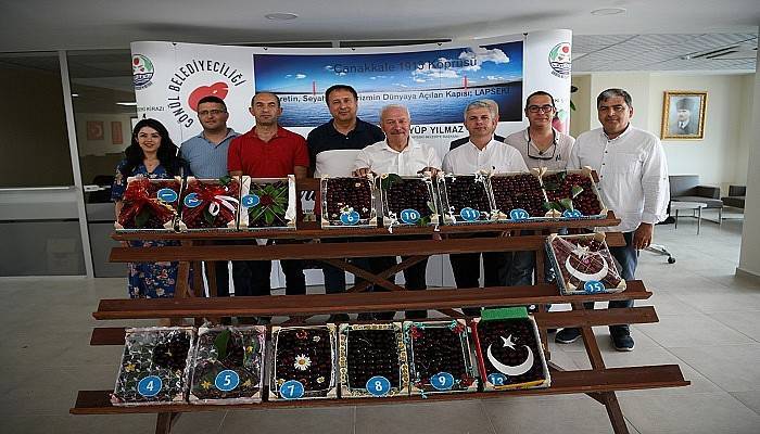 Lapseki’nin en iyi kirazları belirlendi