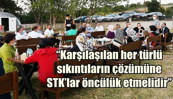 “Karşılaşılan her türlü sıkıntıların çözümüne STK’lar öncülük etmelidir”