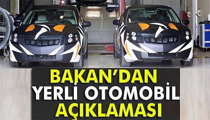 Bakan Özlü’den 'yerli otomobil' açıklaması