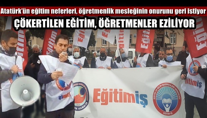 Atatürk’ün eğitim neferleri, öğretmenlik mesleğinin onurunu geri istiyor