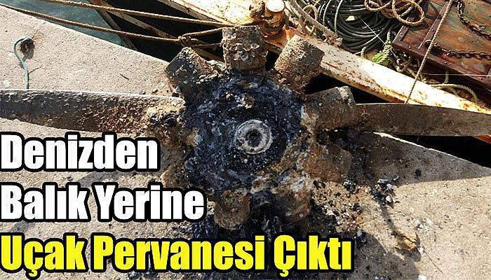Denizden Balık Yerine Uçak Pervanesi Çıktı