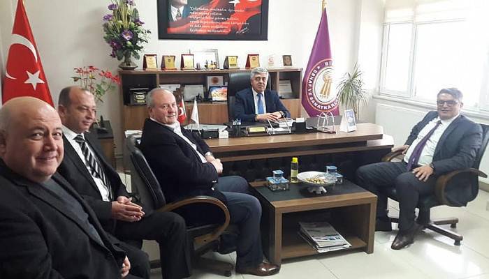 ÇANAKKALE DEFTERDARI ALPAY EKİCİ’DEN BAŞKAN MUTUR’A ZİYARET