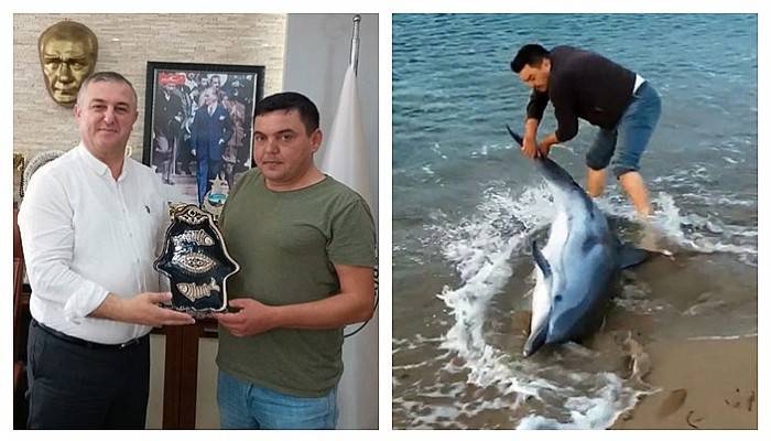 Yunusu hayata döndüren gence teşekkür