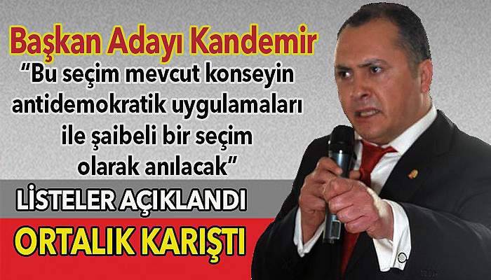 Kandemir ateş püskürdü