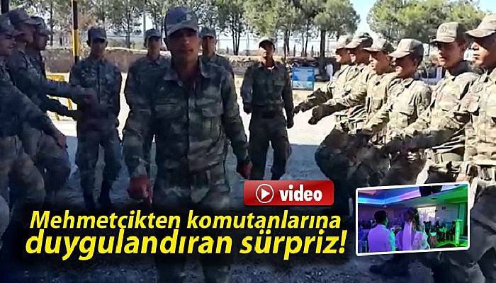 Mehmetçikten komutanına düğünde duygulandıran sürpriz
