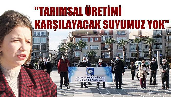 'Tarımsal üretimi karşılayacak suyumuz yok'