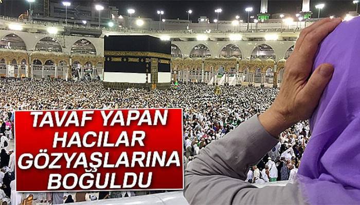 Hacı adayları cennet bahçesinde namaz kılmak için yarıştı