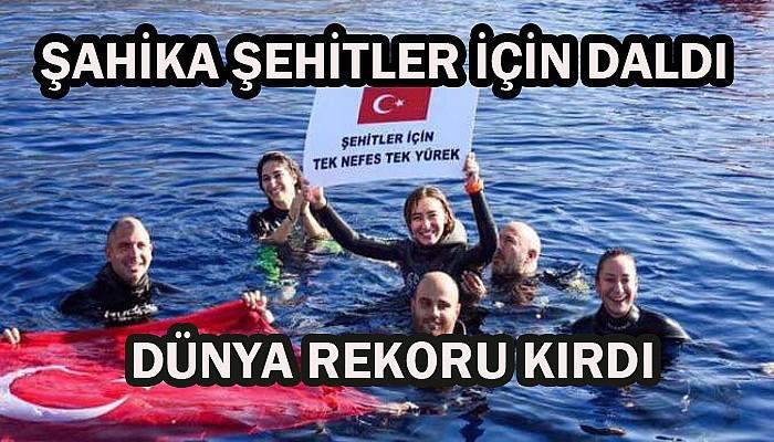 Şahika Ercümen'den dünya rekoru