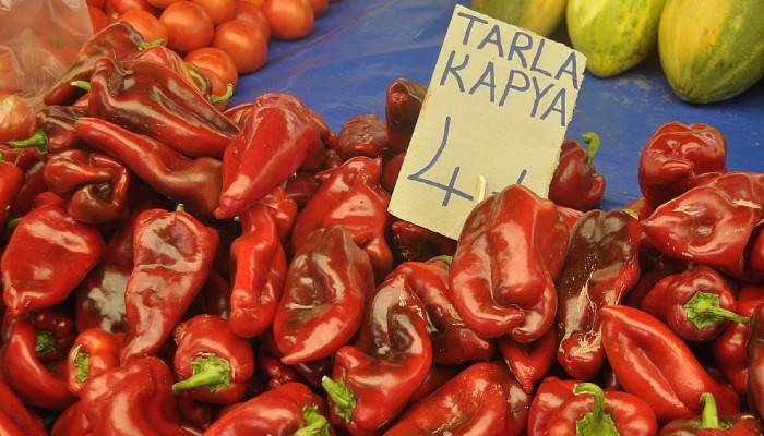 Esnafın yüzünü kapya biber güldürdü