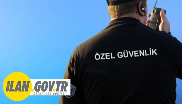 ÖZEL GÜVENLİK KIYAFETİ ALINACAK