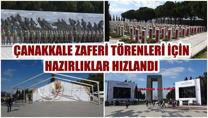 Çanakkale Zaferi törenleri için hazırlıklar hızlandı