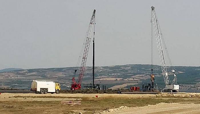 Boğazın gerdanlığında kara çalışmaları başladı