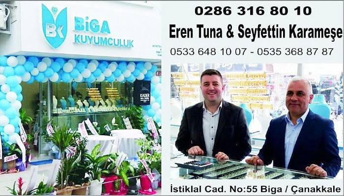BİGA’DA KUYUMCULAR KAPATMA KARARI ALDI