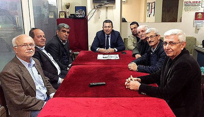 Kaymakam Şahin muhtarlar derneğinde