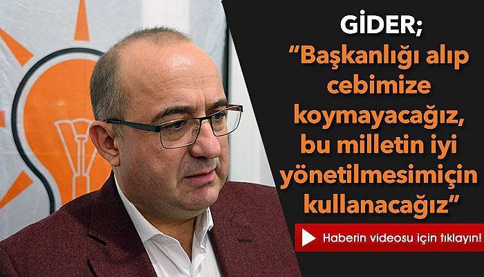 Gider, referandum çalışmalarına start verdi (VİDEO)