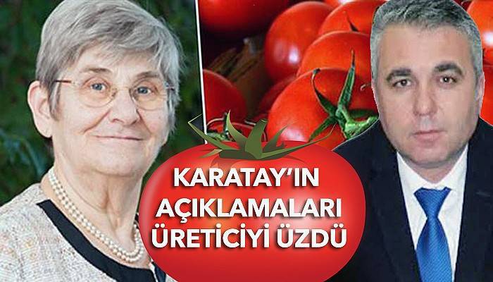 Karatay’a domates tepkisi (VİDEO)