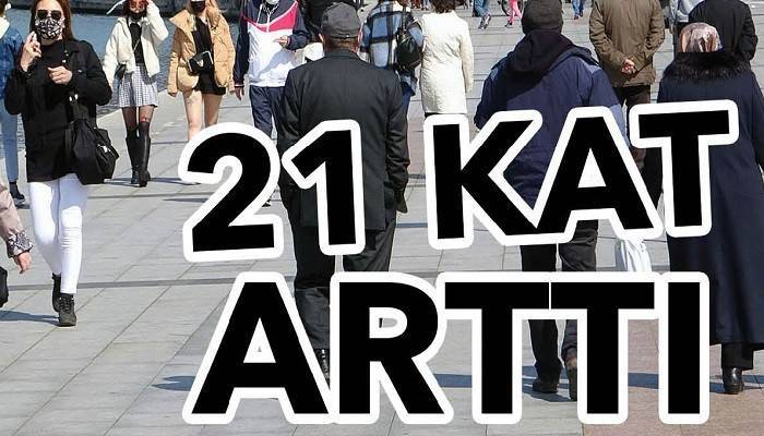 Çanakkale’de vaka sayıları 21 kat arttı!