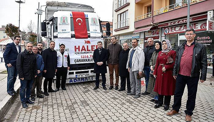 Çan Belediyesi’nden Halep’e yardım