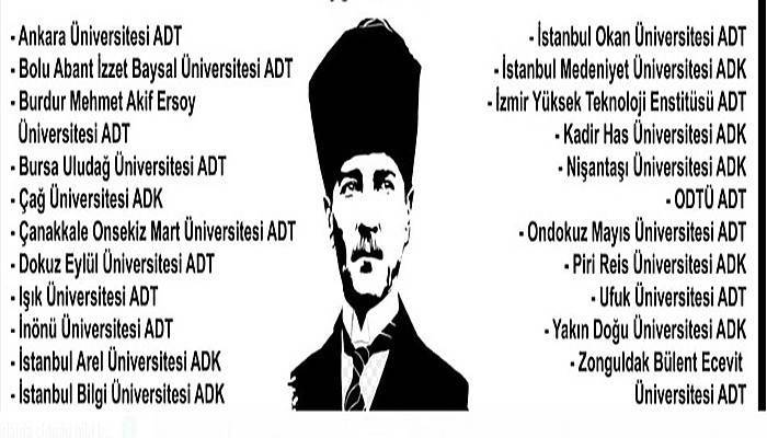 O bildiriye ÇOMÜ ADT de imza attı
